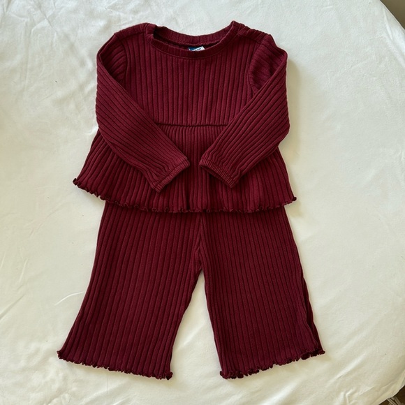 Toddler Ribbed PJ set - Picture 1 of 4